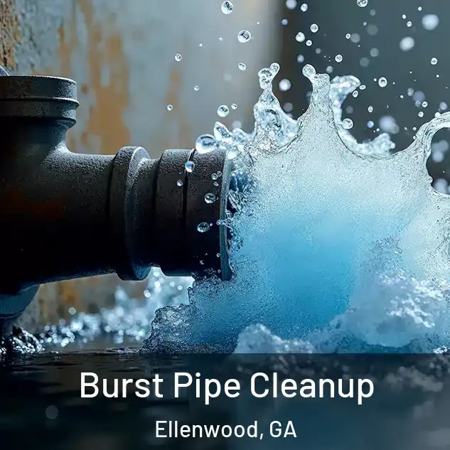  Burst Pipe Cleanup Ellenwood, GA
