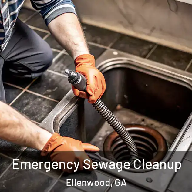  Emergency Sewage Cleanup Ellenwood, GA