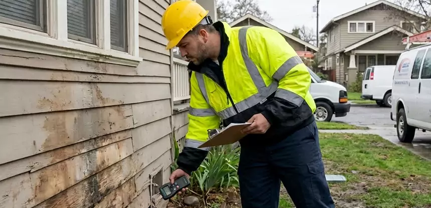 Water Damage Exterior Wall Ellenwood