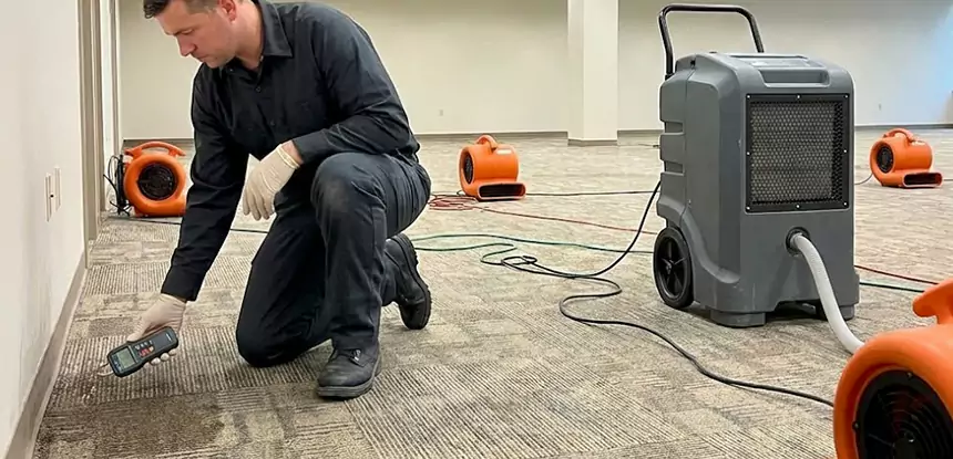 Drying Carpet Padding After Flood in Ellenwood