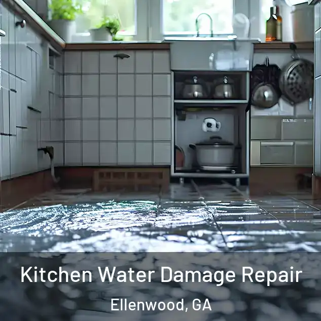  Kitchen Water Damage Repair Ellenwood, GA