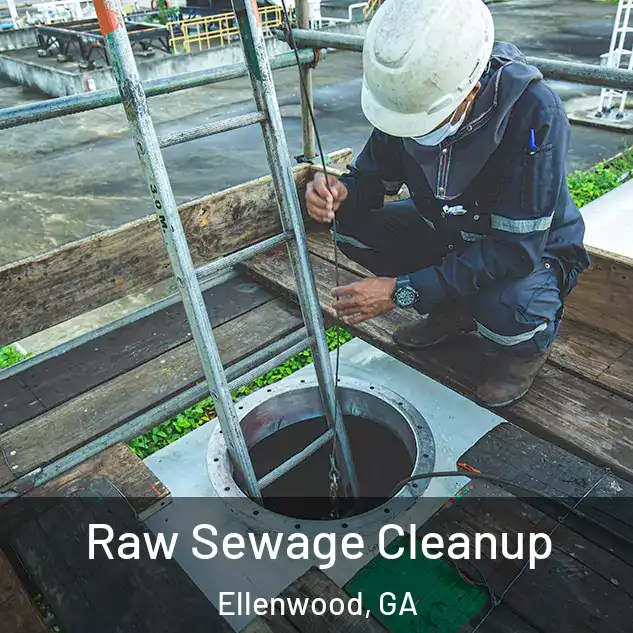  Raw Sewage Cleanup Ellenwood, GA