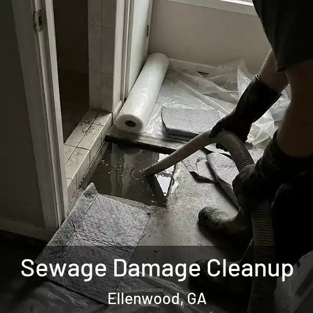  Sewage Damage Cleanup Ellenwood, GA